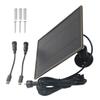 Outdoor Camera Solar Chargers 6000mAh Battery Solar Panel Double Port Waterproof And Durability Easy To Install
