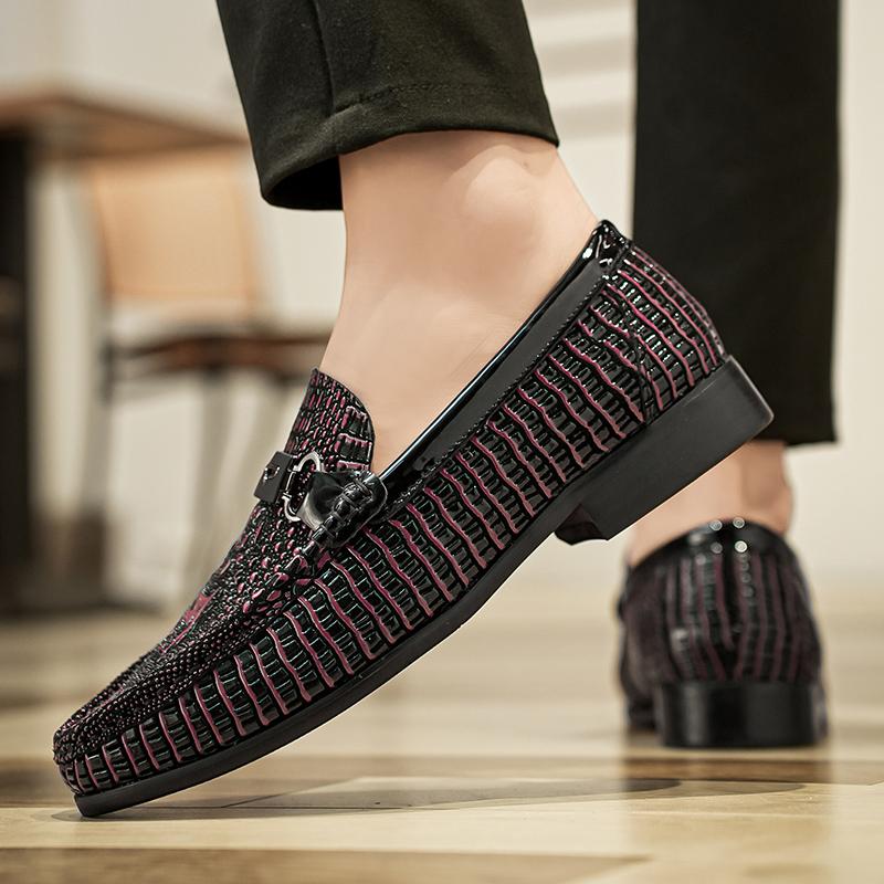 Mode Atmungsaktive Mokassins Business Schuhe Heißer Verkauf für Herren Atmungsaktive Freizeitschuhe Herren Echtleder Slipper Mode Sommer Flats