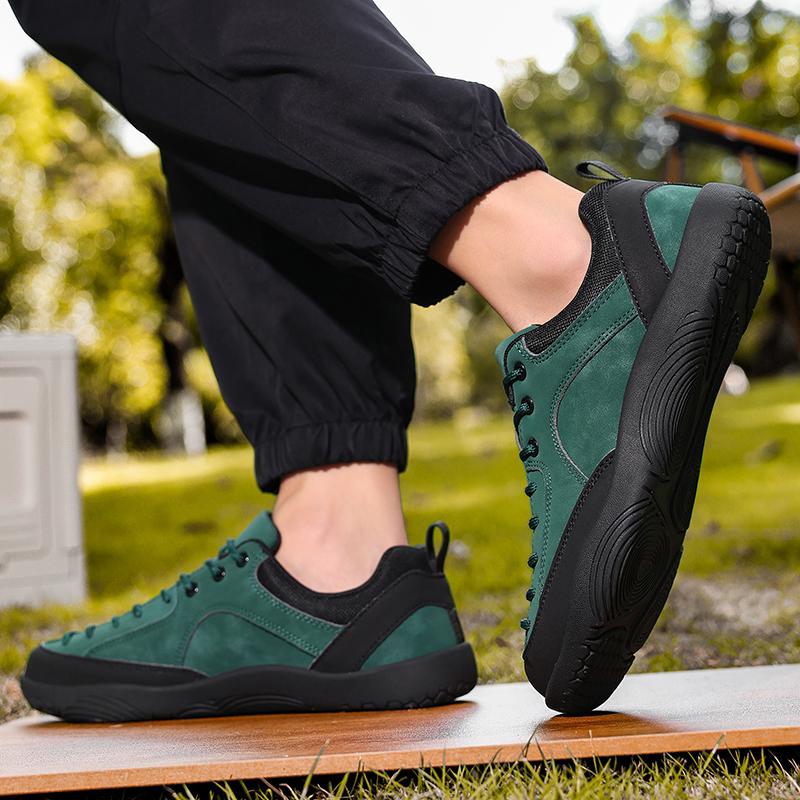 Spring /Autumn Running Sports Shoes Men's and Women's Large-sized Sports Shoes, Wide Toe Outdoor Hiking Boots