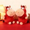 Adorable 2 in 1 Deformable Horse U-shaped Pillow Soft Foam Particle Office Nap Pillow Skin-friendly Cartoon Sleep Pillow Travel