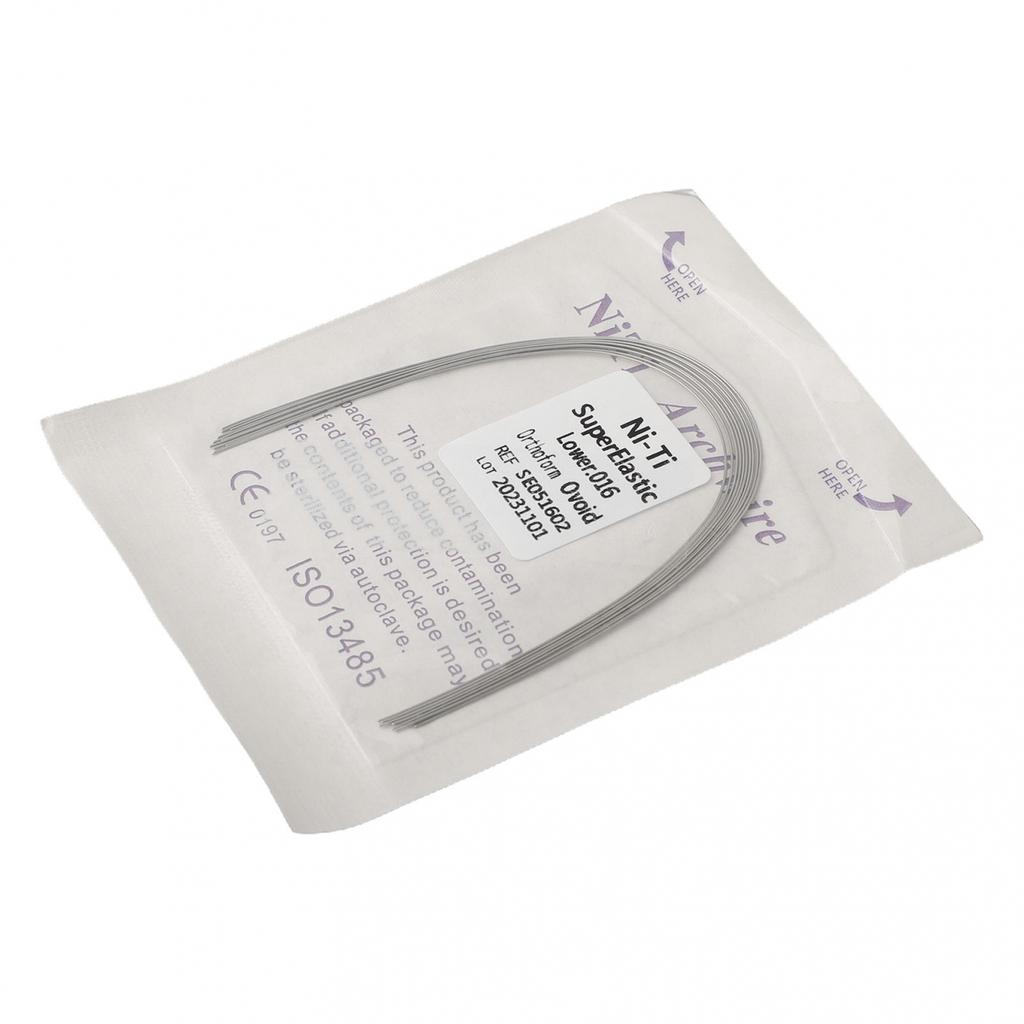 1-Pack Orthodontic Dental Super Elastic Oval Form Niti Round Arch Wires 10-Sizes