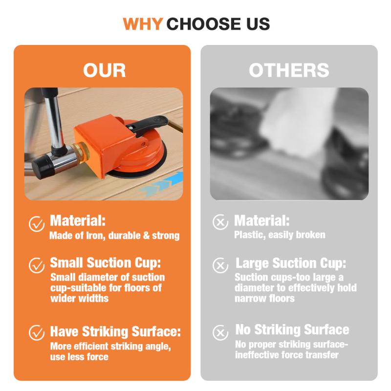 Floor Gap Repair Tool Suction Suction Cup Professional-Grade Seamless Joint Tool Suitable For Floor Installation Projects