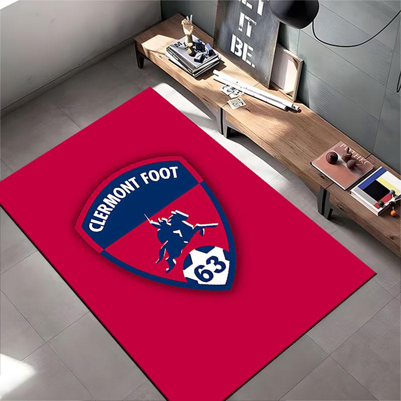 Clermont Foot Logo Carpet Design suitable as a non-slip mat for the living room or bedroom sofa