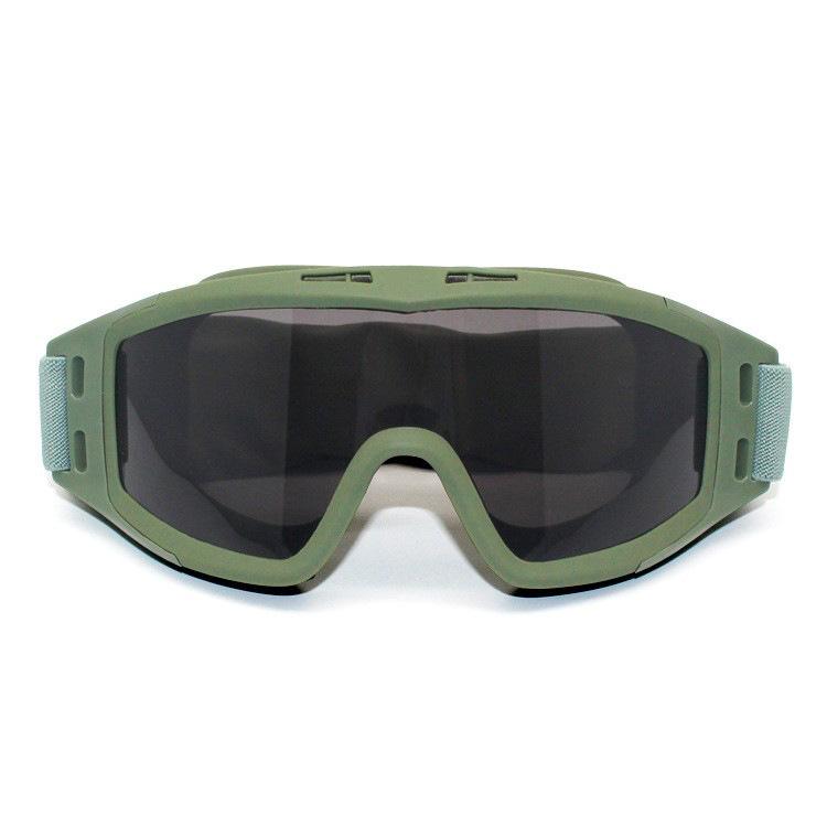 Full-frame militaire impactbestendige outdoorbril voor volwassenen, wind- en zandbestendige tactische schietbril