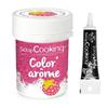 Pink Food Coloring Raspberry Flavor 10 G + Black Icing Pen