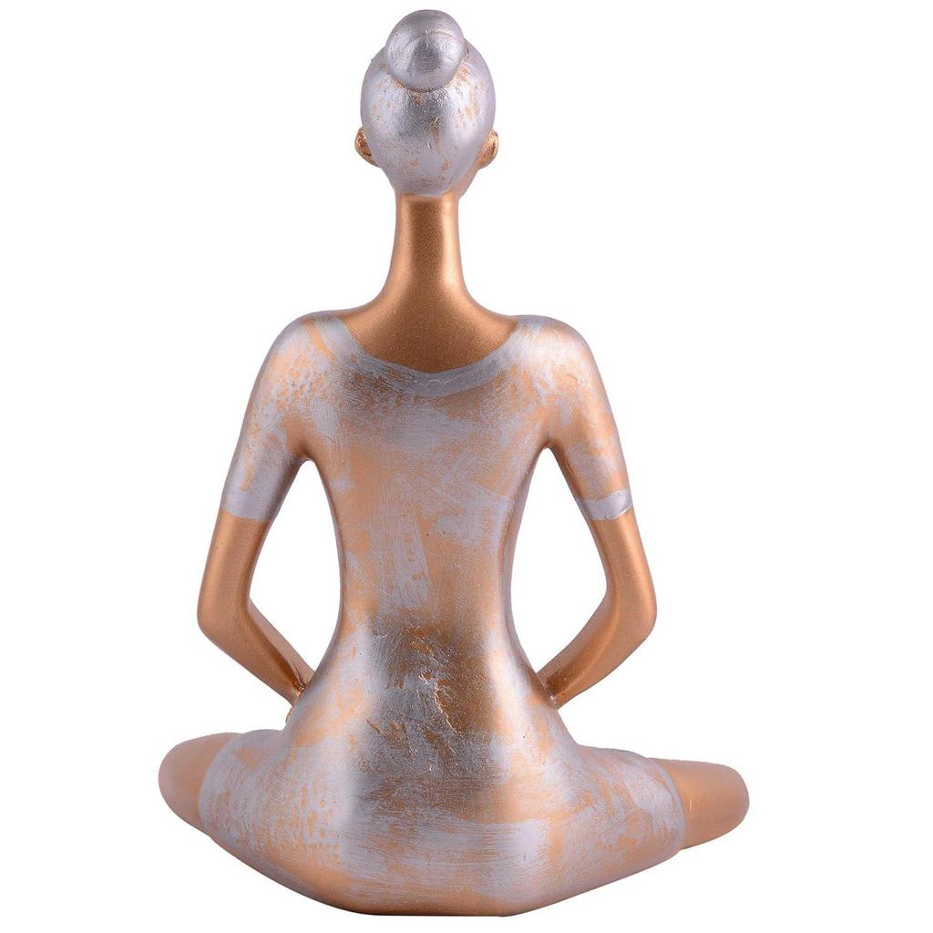 Resin Yoga Lady Home & Office Decor Fantasy Showpiece
