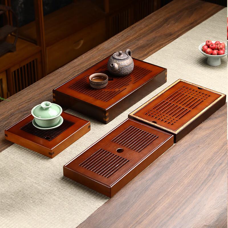 Chaxun Single-Layer Bamboo Dry Brewing Tea Tray