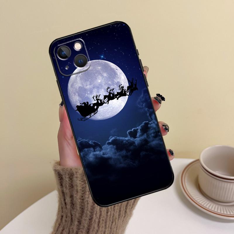 

Merry Christmas Santa Claus Phone Case For iPhone 17 Pro Max 14 13 12 11 15 16 Pro Max mini Plus 16e 17 Air Cover Funda iPhone 12