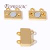 18K Gold Plated Magnetic Fasteners,Magnetic Clasps For Bracelets Accessories,DIY Necklace Clasp Connectors Jewelry Making