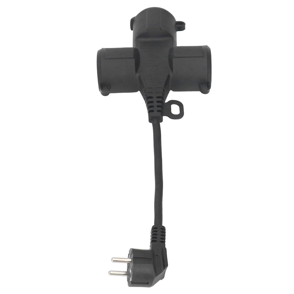 3 Way Socket Splitter IP44 Waterproof 3 AC Outlets Power Strip Extension Cable 14cm 1.5mm2 Cord