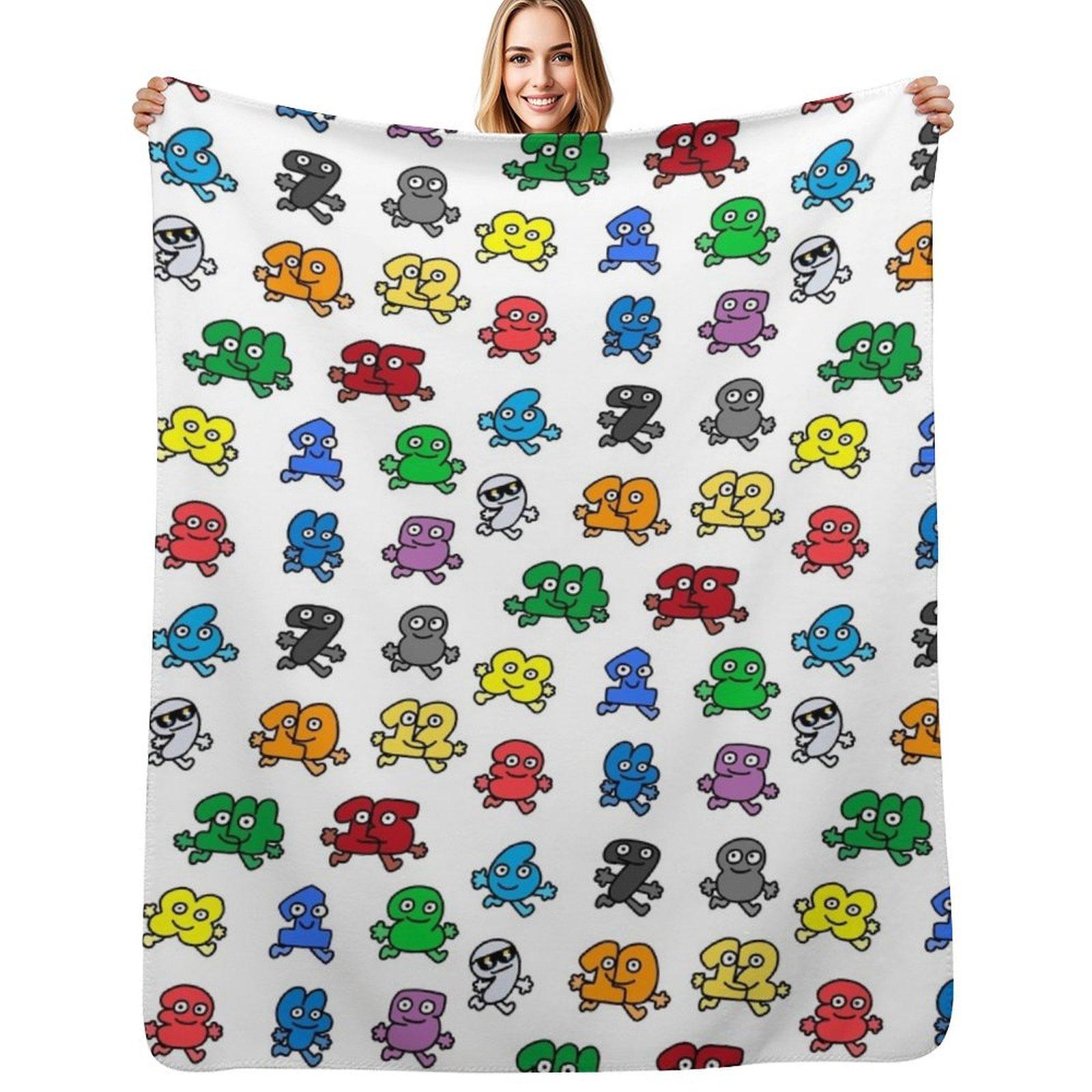 Плед Algebralien Pack BFDI Теплый Уютный Плед для Офиса Дневного Сна Size: 75*100cm, Weight: 230 GSM