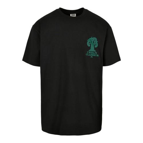 Urban Classics Mens Tree Organic Cotton Logo T-Shirt