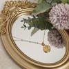 New Sale Rustic French Style Carving Frame Table Mirror Gold Mirror Tray Home Decorative Mirror Bedroom Table Makeup Mirror