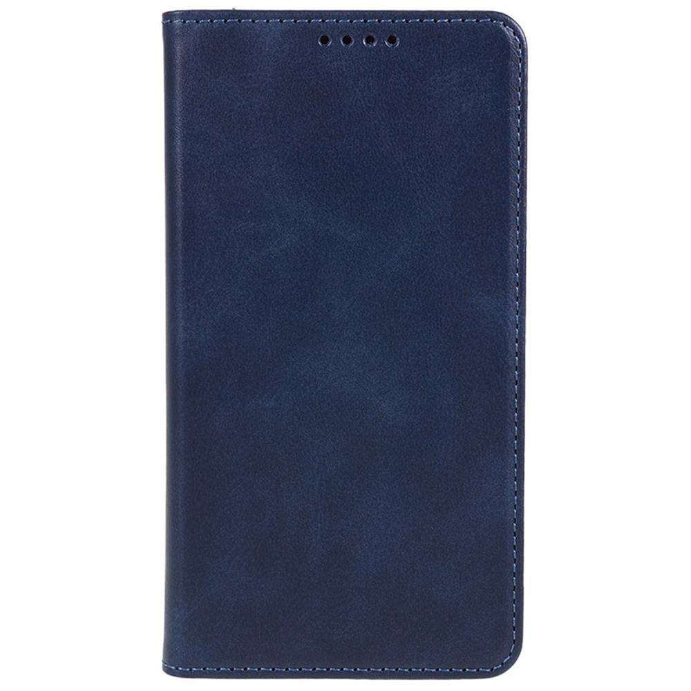 For iPhone 17 Pro Case Strong Magnetic PU Leather Phone Cover Calf Texture