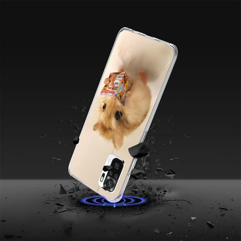 Cute Lovely Pet Hamster Phone Case For Xiaomi Redmi Note 15 14 13 12S 12 11 Pro Plus 14S 11S 11E 10 10S 11T 5G Personalized Cove