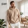 Long Sleeve Warm Pullover Men Plush Hoodie, Teddy Fleece Sweatshirt with Kangaroo Pocket, Loose Mens Hoodie Fit Fuzzy Winter Jumper for Street Casual
