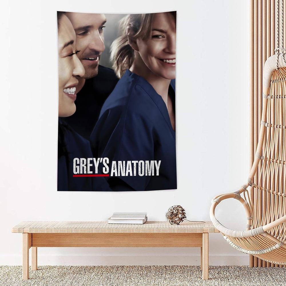 Classic Tv GGreys Anatomy Tapestry Microfiber Wall Hanging For Bedroom Living Room Decor Outdoor Festival Garden Bar Background