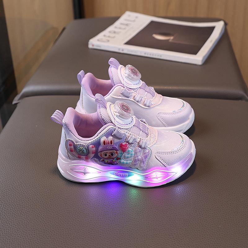 Barnskor med ljus, slip-on, prinsessmodell för våren 2025