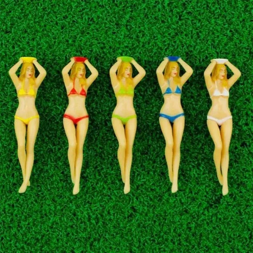 Golf Tees with Bikini Model Design - Novelty Fun Golf Tees for Men and Women, Party Gift Idea