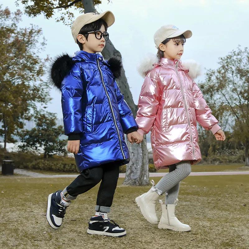 Children's Clothing Winter Jacket For Girls Winter Coat Hooded Velour Winter Girls Jackets Outwear