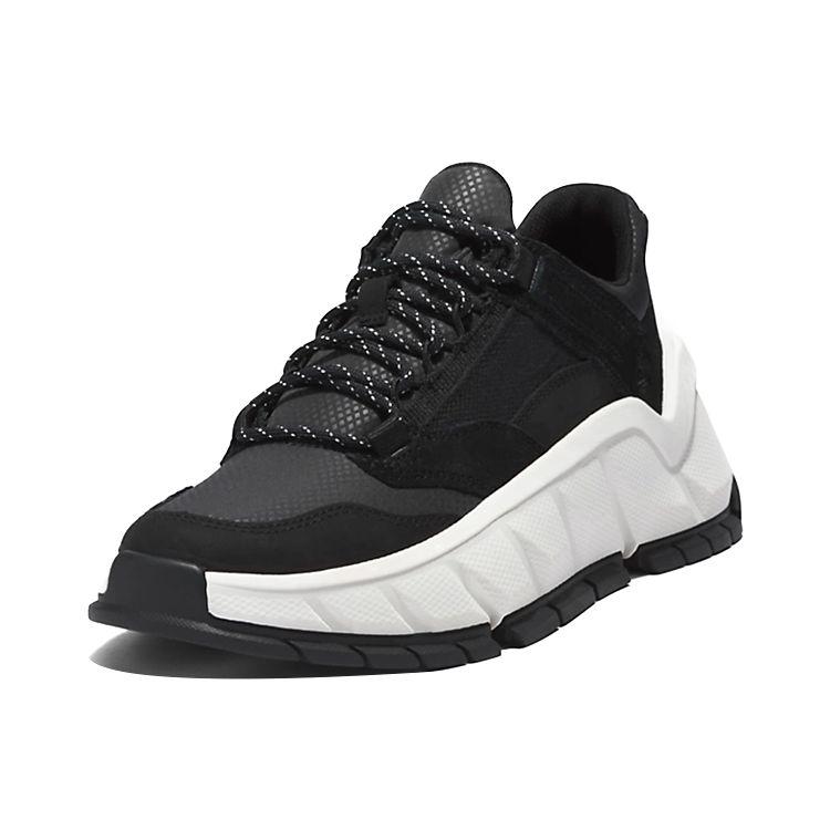 Timberland Tbl Turbo Synthetic Leather Slip Resistant Durable Low Top Sports Casual Shoes Women Sneaker Black White A5N1Z001