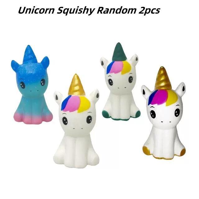 Jucărie squishy drăguță Unicorn Animal de pluș Simulare PU Pâine cu creștere lentă Parfumată Moale Jucărie de stors Ameliorarea stresului pentru Copil Cadou de Crăciun