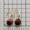 Luxury high-quality European and American simple natural stone water drop pendant, earrings, earrings, independent jewelry