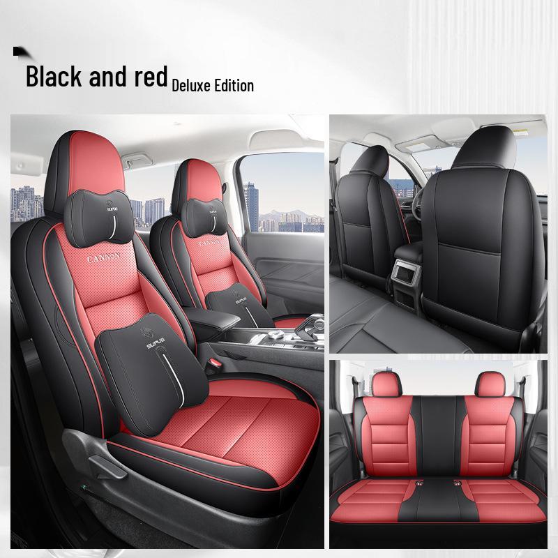 New Model Leather Car Seat Cushion for Great Wall Cannon - Five-Seat, Universal Fit, All Seasons