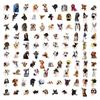 104PCS Cartoon Dog Stickers - Adorable Decor for Notebooks, Phones & DIY Projects AnimeWorlds Store