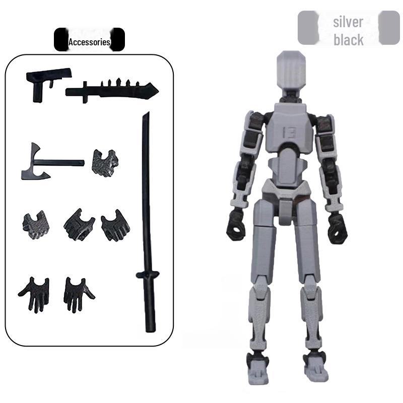 3D Movable Jointed Children's Dolls - Decompression Toy