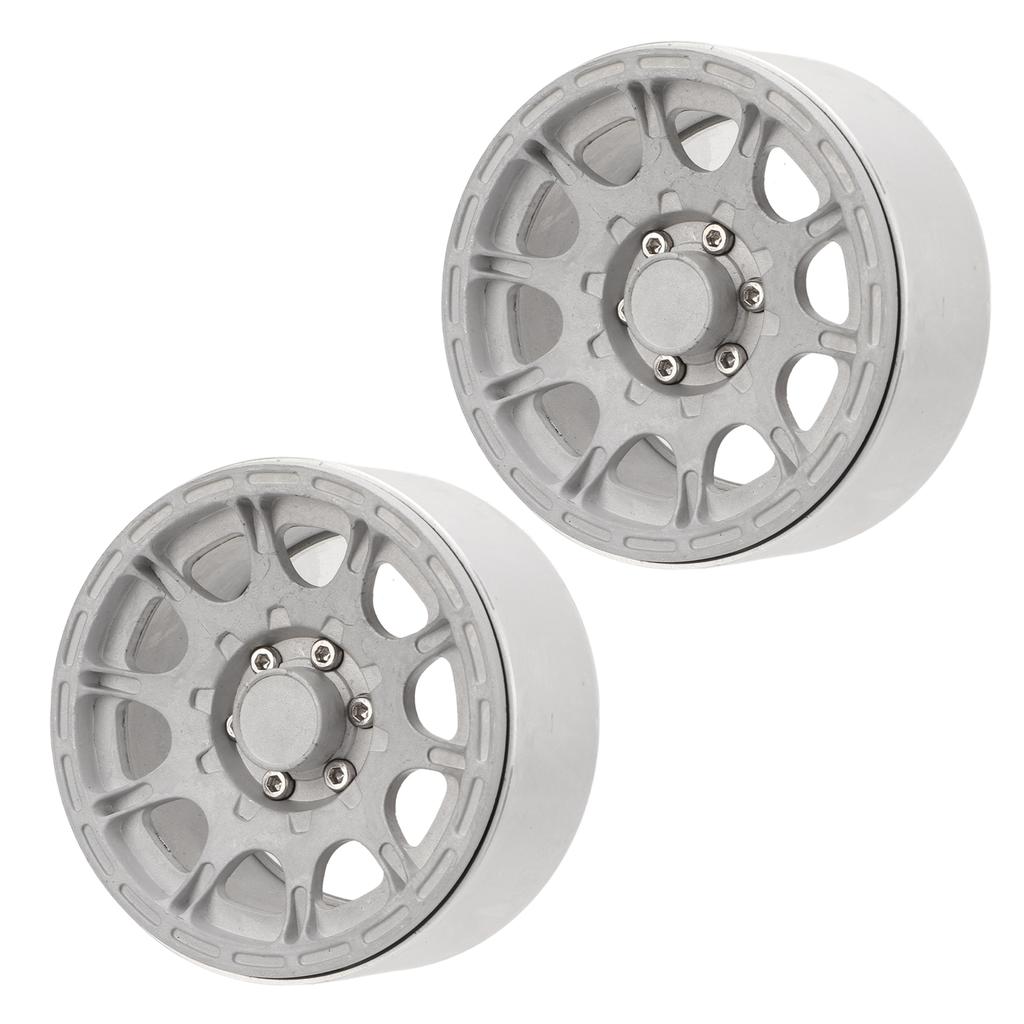 2Pcs 1.9 Inch Wheel Hub Aluminum Alloy Beadlock Wheels Hubs for Scx10 RC Car