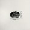 11 Teeth Simple Hair Clip Combs Straight Teeth Versatile Hair Accessories Durable French Vintage Weaving Hairpins Bridal Wedding