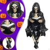 Cloak Reader Statue Gothic Decor Crafting Photo Props Resin Horror Figure Ornament for Party