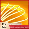 COB LED Strip Light 12V/24V, 320/480 LEDs, 8MM, 90 CRI, Self-Adhesive, Aluminum Channel.