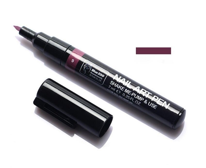 Bolígrafo de Arte para Uñas de 16 Colores Herramienta de Diseño para Pintar Para Impresionantes Manicuras con Esmalte en Gel UV