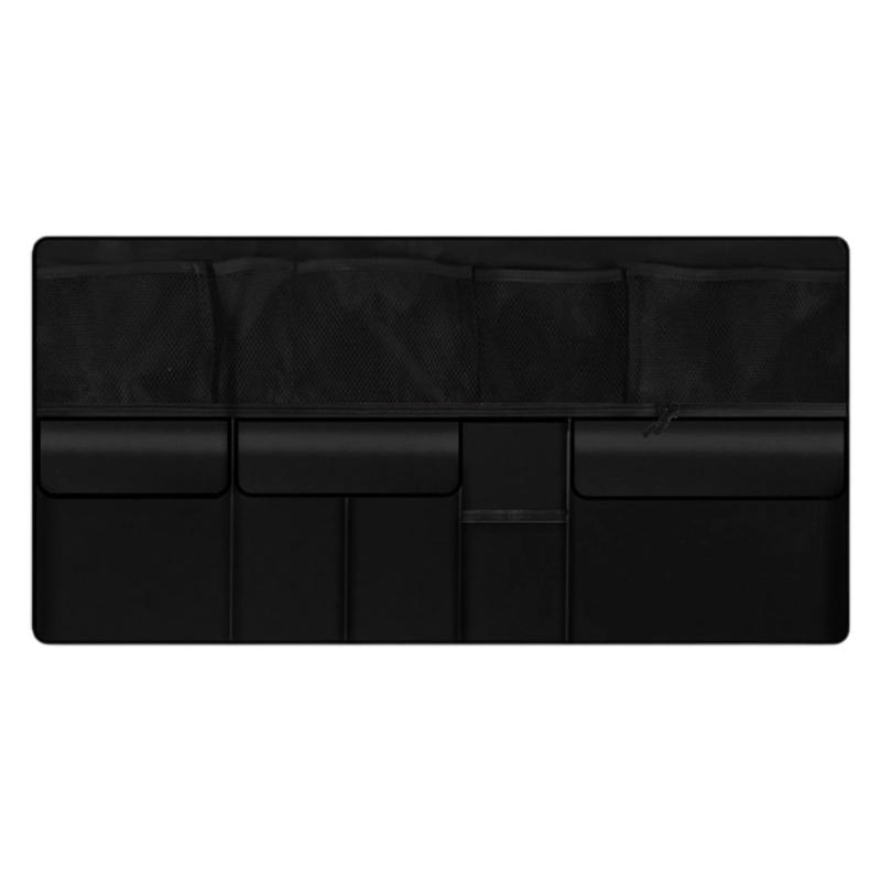 Car Seat Back Storage Bag With Multiple Pockets For Water Bottles Electronics Car Interior Organization