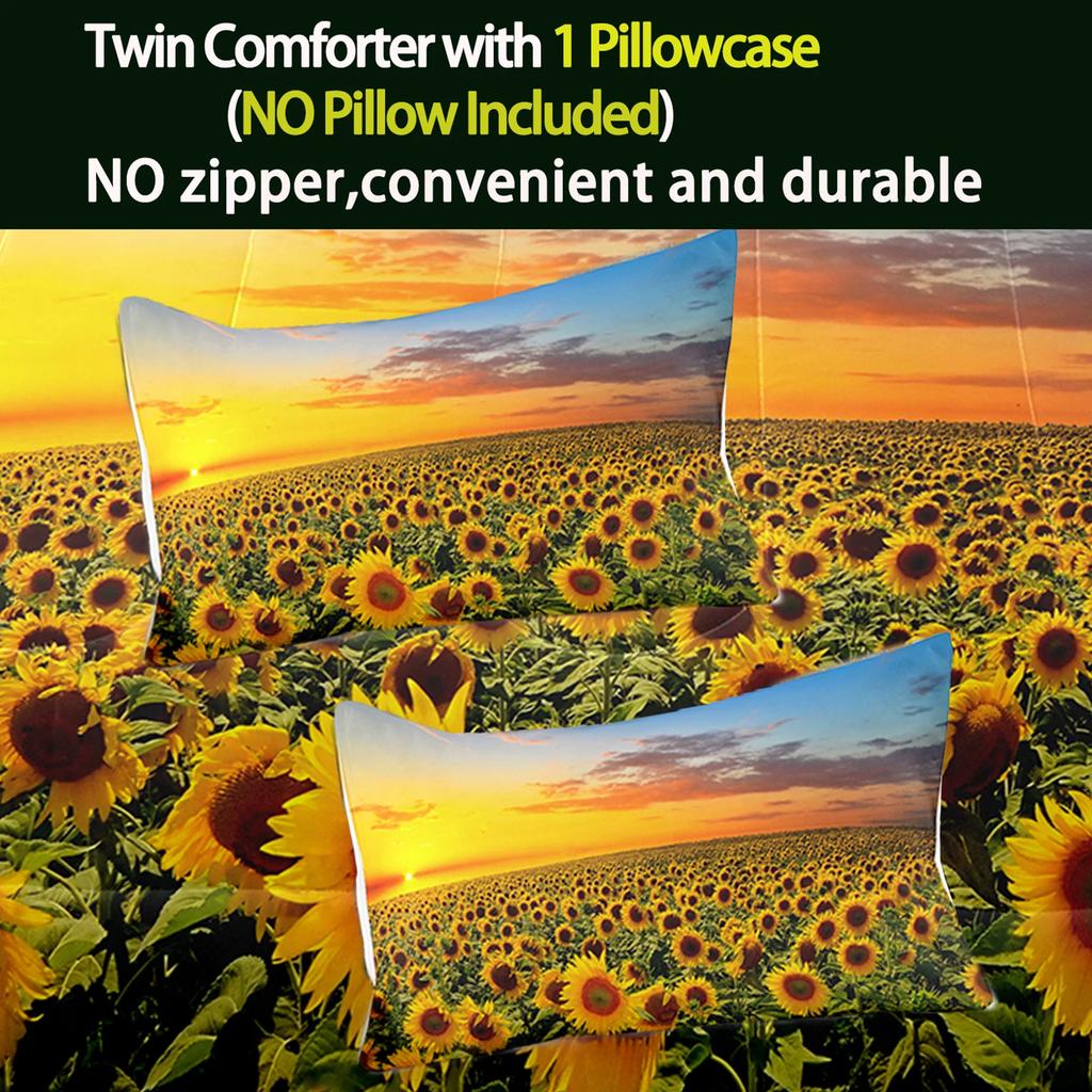 Dream Sun Flowers Bedding Set Duvet Cover Set 3d Bedding Set Digital Printing Bed Linen Queen Size Bedding Set Fashion Design