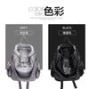 Large Capacity Solid Color Soft-Sided Backpack Fashionable Unisex Rivet Wash Leather Backpack Multi-Pocket Schoolbag