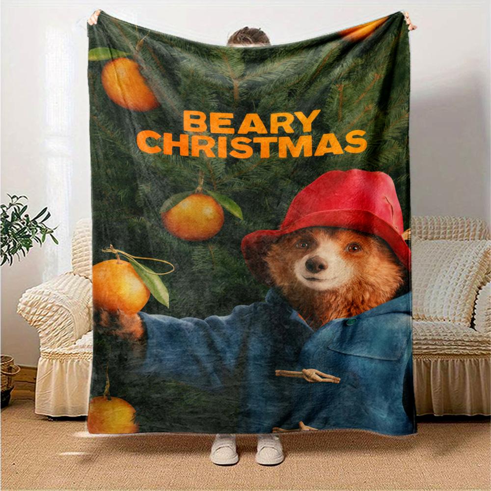 Paddington Bear Blanket, High quality Comfortable for All Seasons, Home Decor, Warmth and Comfort