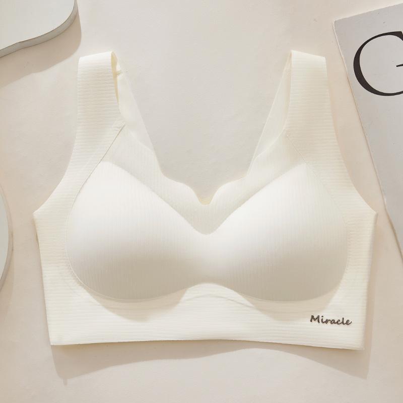 Women S Seamless Wirefree Large Size Sleep Bra For Breast Support