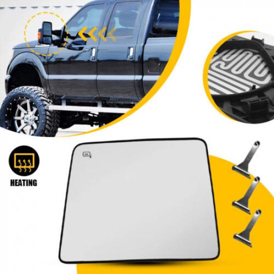 

Скло лівого дзеркала заднього виду з боку водія для 2008-2016 Ford Super Duty F250 F350 F450 F550