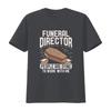 T-shirt de directeur de pompes funèbres Thanatopracteur Travail en chambre funéraire Avec moi vintage Lavé homme Légèrement étiré vêtements de créateur