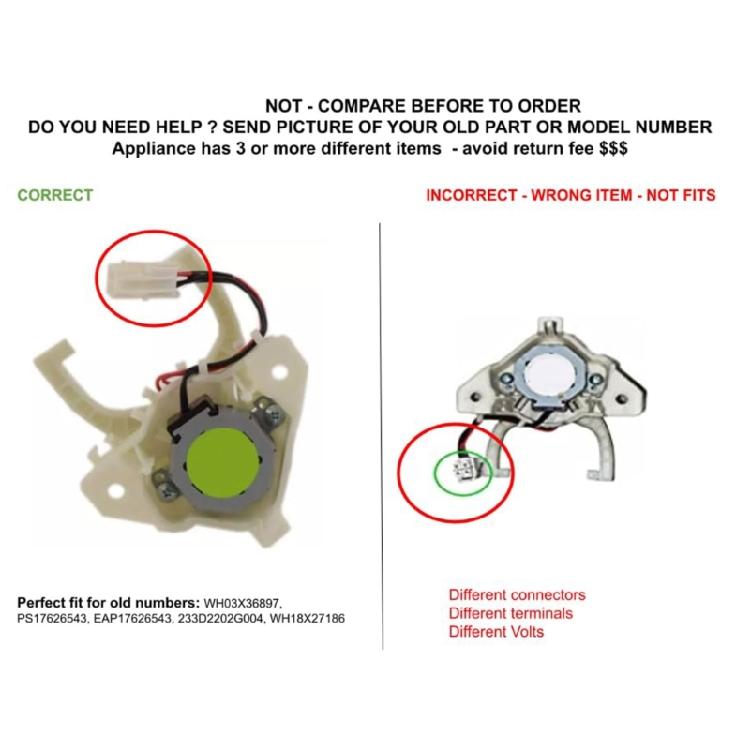 WH18X27186 CKDX27186X Washer Clutch Redirector Mode Change Actuator Repair for GUD24ESSM0WW GUD24ESSM1WW GUD24GSSM0WW