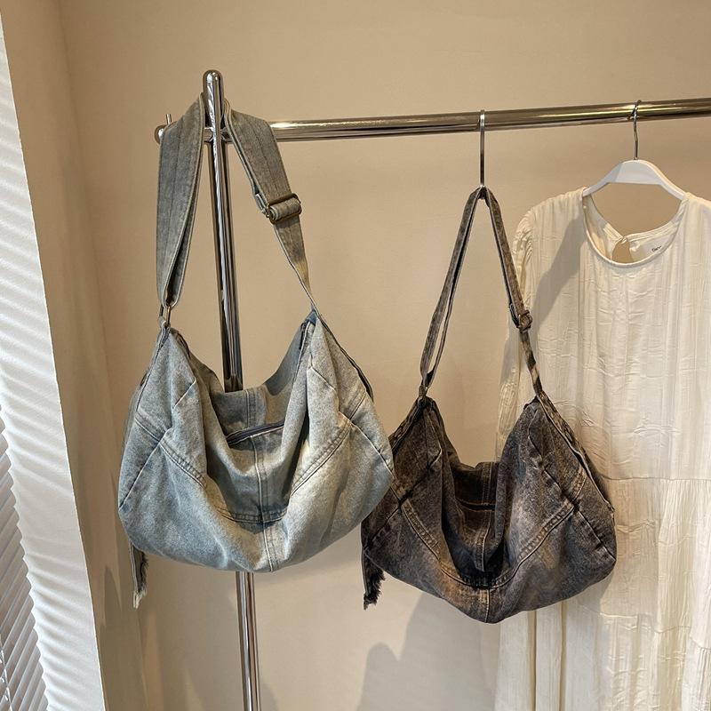 Zaino scolastico stile casual giapponese grande capacità borsa a mano in tela stile pigro borsa a tracolla messenger per pendolari e viaggi moda versatile