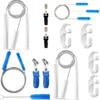 Cpap Tubing Cleaning Brush Set With Soft Hose Ties For Home Use