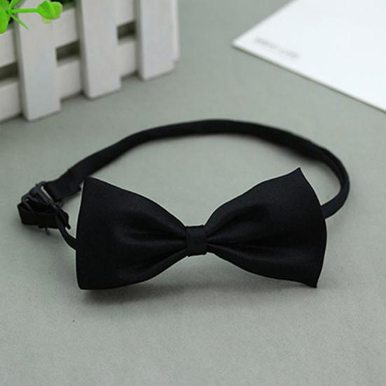 Pet Bow Tie Lovely Decorative Nylon Solid Color Adjustable Dog Cat Bowknot Necktie for Shopping