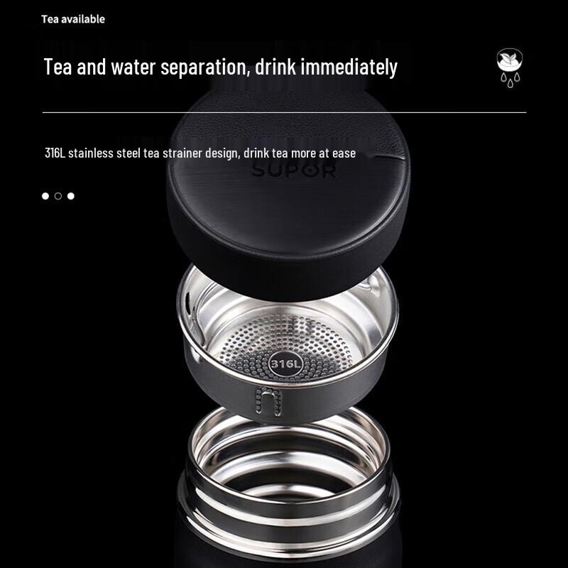 SUPOR 316L Stainless Steel Insulated Water Bottle