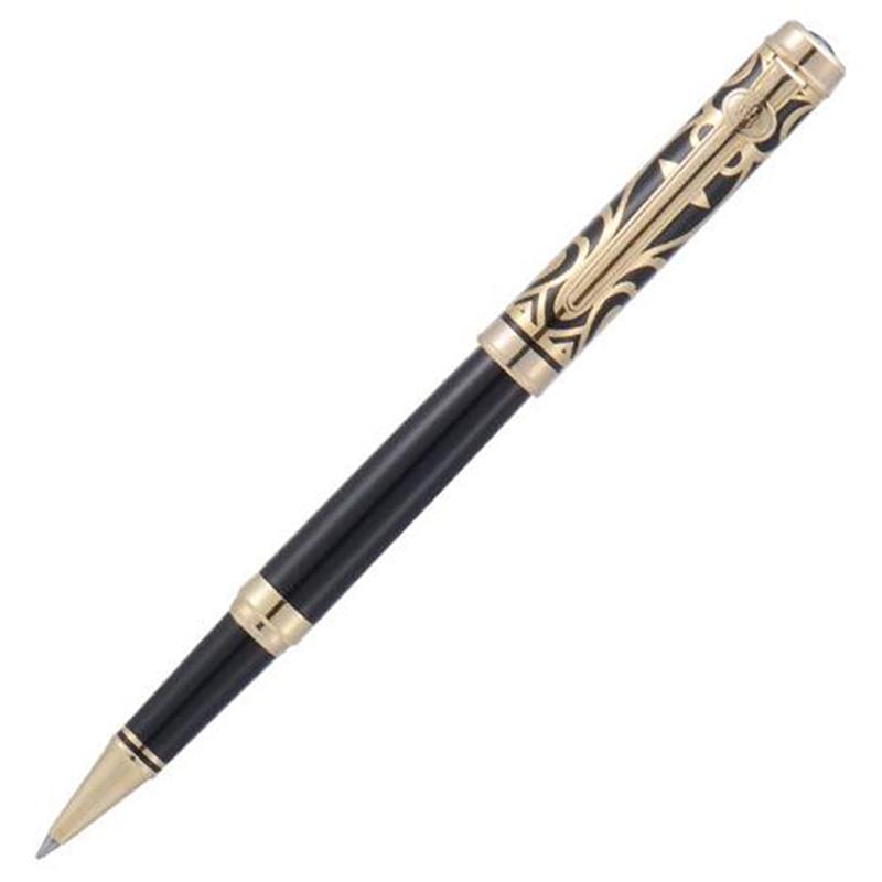 

Шариковая ручка Duke Great Sapphire Matel с колпачком с узором в виде сердечек, письменная подарочная ручка DR004 золотой