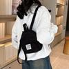 Portable Handbag Mini Backpack Solid Color Korean Style Mini Shoulder Bags Rucksack School Bags Outdoor