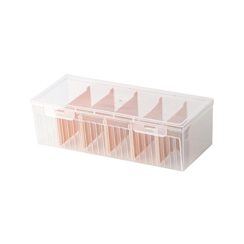 Transparente Kunststoff-Organizerbox mit Fächern fasst 550+ Spielkarten Aufbewahrungsbox mit verstellbarer Trennwand für Karten